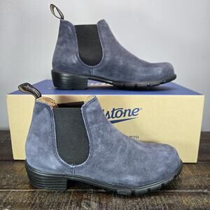 NEW Blundstone 2174 Womens Size 6 Chelsea Ankle Boots Blue Navy UK/AU 3